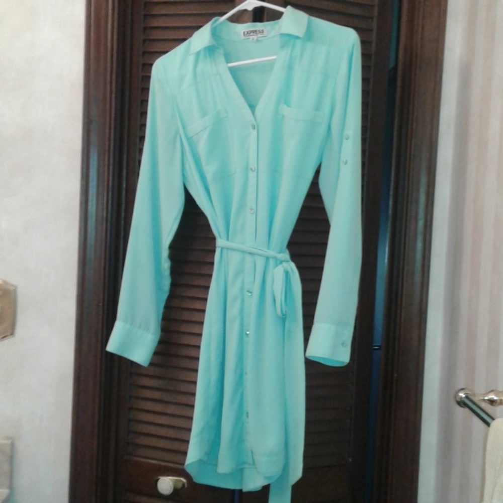 Seafoam Express Portofino Shirt Dress